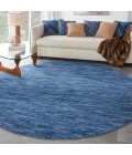 Nourison Essentials Navy Blue Area Rug NRE01-Navy Blue