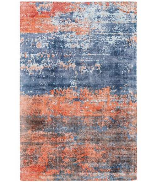 kathy ireland Home Safari Dreams Area Rug KI374-Blue/Brick