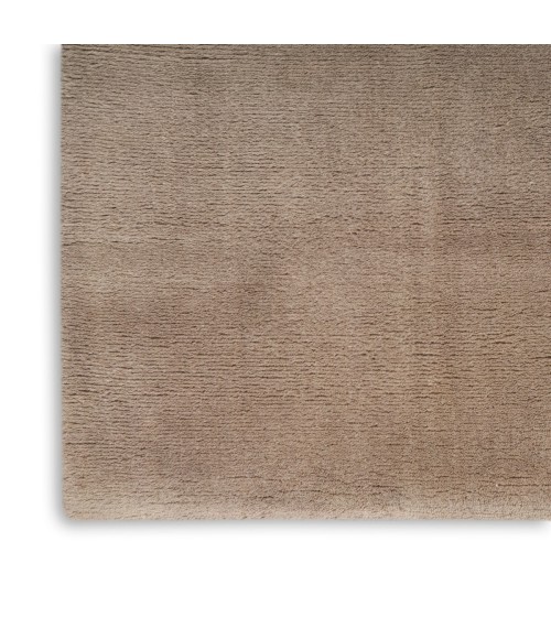 Nourison Plush Cloud Taupe PLC01 8 ft. X 10 ft. Rect. Rug