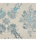 Nourison Tranquil Area Rug TRA09-Ivory/Turquoise