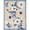Nourison Aloha - Alh33 Blue Grey Area Rug 7 ft. X 10 ft. Rectangle