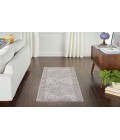 Nicole Curtis Machine Washable Series 1 Grey SR104 2 ft. 2 in. X 12 ft. Rectangle Rug