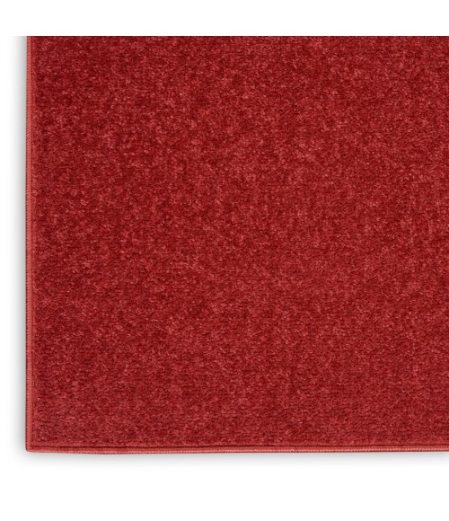 Nourison Essentials Brick Red Area Rug NRE01-Brick Red