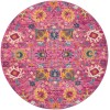 Nourison Passion - Psn01 Fuchsia Area Rug 5 ft. 3 X Round
