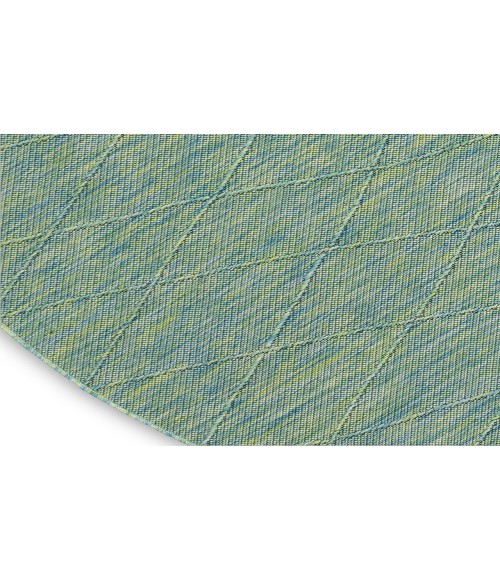 Nourison Practical Solutions Blue Green PSL01 8 ft. Round Rug