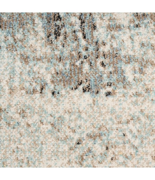 Nourison Home Washable Decor Blue WSD09 7 ft. 10 in. X 10 ft. Rectangle Rug