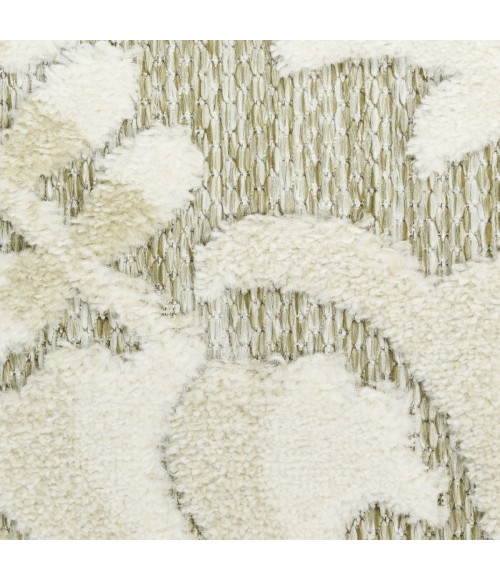 Nourison Aloha Ivory Sage ALH17 9 ft. X 12 ft. Rect. Rug