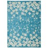Nourison Tranquil(Traql) - Tra04 Turquoise Area Rug 5 ft. 3 X 7 ft. 3 Rectangle