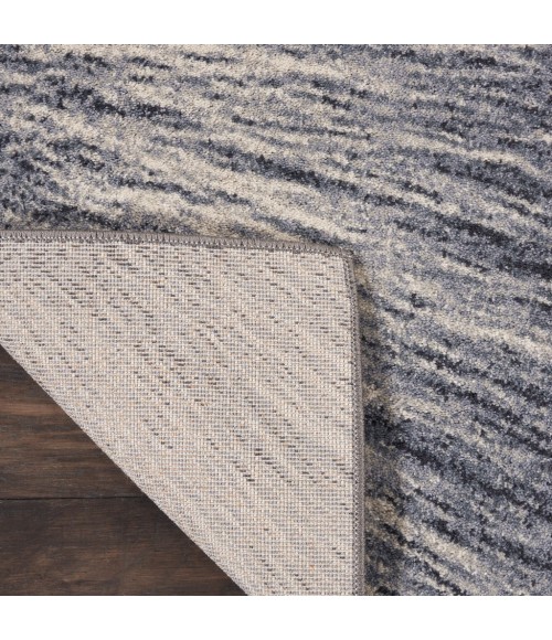 kathy ireland Home Moroccan Celebration Area Rug KI389-Blue/Grey