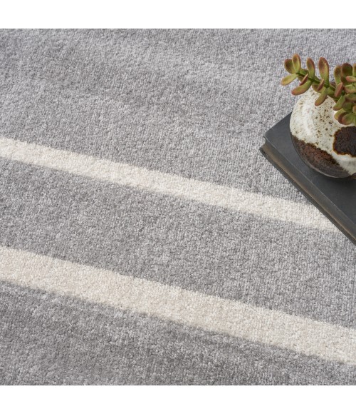 Nourison Nourison Essentials Area Rug Nourison Nourison Essentials Area Rug NRE02 Grey/Ivory