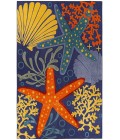 Nourison Aloha Navy Multicolor Rug ALH24 9 ft. X 12 ft. Rectangle - Rugs Town Nourison Aloha Navy Multicolor ALH24 9 ft. X 12 ft. Rectangle Rug