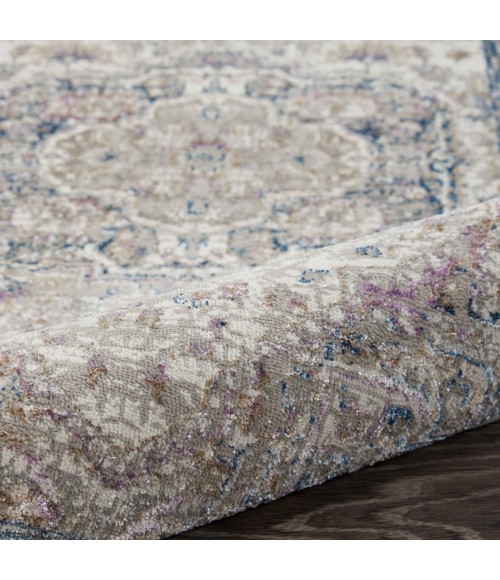 Royal Terrace Area Rug Kathy Ireland Royal Terrace Area Rug KI46 Ivory/Multi 8'10" x 11'10"