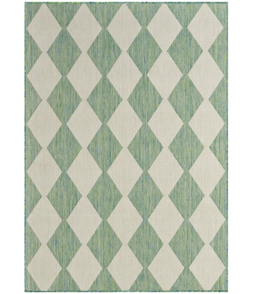 Nourison Positano Blue Green POS04 4 ft. X 6 ft. Rect. Rug