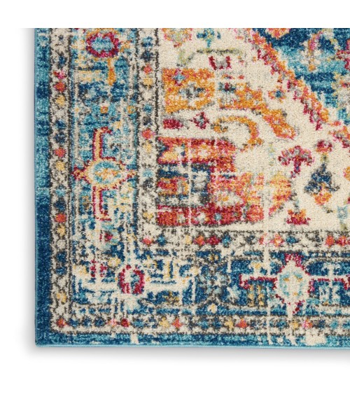 Nourison Passion Area Rug PSN23-Ivory/Light Blue