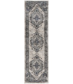 Nourison Ki100 American Manor - Amr02 Grey Area Rug 2 ft. 2 in. X 7 ft. 6 in. Runner