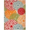 Nourison Aloha - Alh05 Green Area Rug 12 ft. X 15 ft. Rectangle