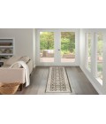 Nourison Serenity Home Ivory Grey Blue SRH02 2 ft. 2 in. X 7 ft. 6 in. Rectangle Rug