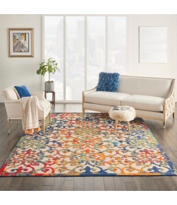 Nourison Aloha - Alh21 Multicolor Area Rug 9 ft. 6 X 13 ft. Rectangle