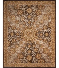 Nourison 2000 - 2319 Chocolate Area Rug 7 ft. 9 in. X 9 ft. 9 in. Rectangle