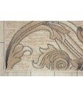 Nourison MAXELL Area Rug Nourison Maxell Runner Area Rug MAE05-Mocha