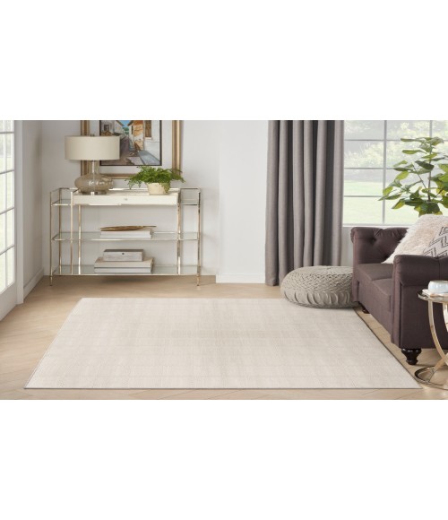 Nourison Serenity Home Ivory Cream SRH05 3 ft. 11 in. X 5 ft. 11 in. Rectangle Rug