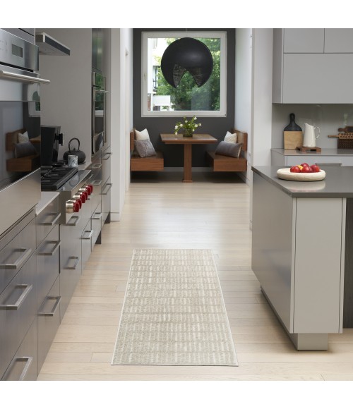 Nourison Modern Comfort Grey Ivory MNC03 6 ft. Rect. Rug
