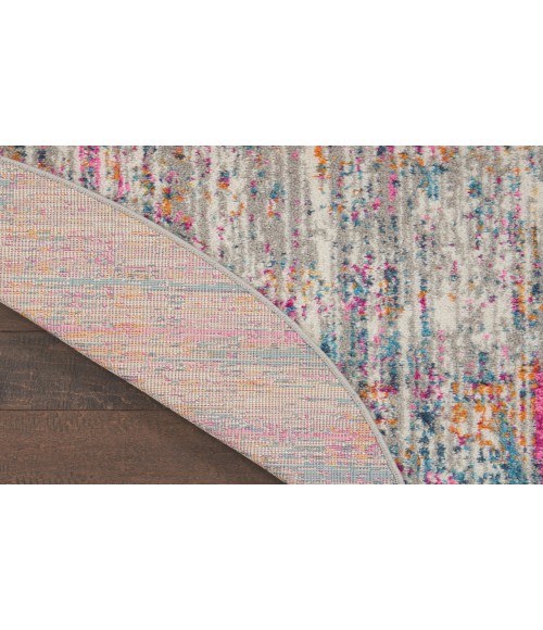 Nourison Passion Ivory Multicolor PSN36 10 ft. Round Rug