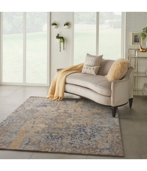 Nourison Majestic Area Rug MST01-Beige/Blue
