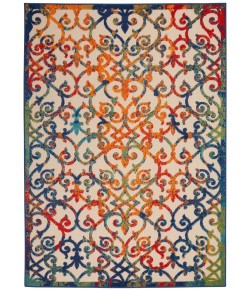 Nourison Aloha - Alh21 Multicolor Area Rug 3 ft. 6 X 5 ft. 6 Rectangle