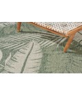 Nourison Garden Oasis Green Ivory GOA02 6 ft. X 9 ft. Rectangle Rug