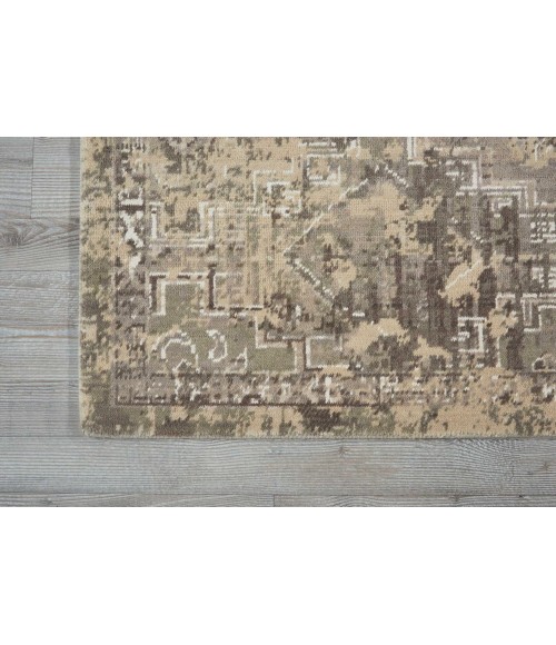 Nourison SILK ELEMENTS Area Rug Nourison Silk Elements Runner Area Rug SKE19-Mushroom
