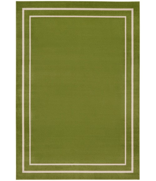 Nourison Nourison Essentials Area Rug Nourison Nourison Essentials Area Rug NRE02 Green Ivory
