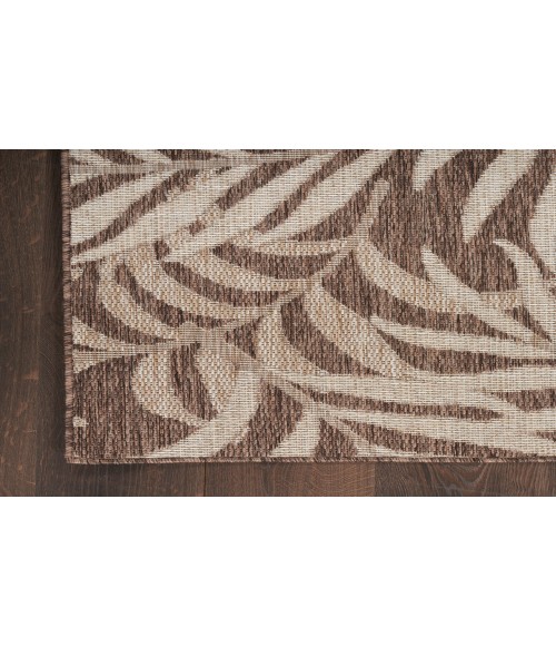 Nourison Garden Oasis Mocha Rug GOA01 9 ft. X 12 ft. Rectangle - Rugs Town Nourison Garden Oasis Mocha GOA01 9 ft. X 12 ft. Rectangle Rug