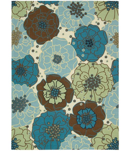 Nourison Home & Garden Area Rug RS021-Light Blue