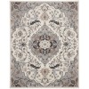 Nourison Elation - Etn09 Ivory Grey Area Rug 7 ft. 10 in. X 9 ft. 10 in. Rectangle