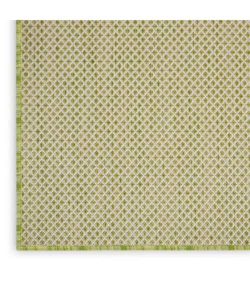 Nourison Courtyard Area Rug COU01 Ivory Green 2' x 3'