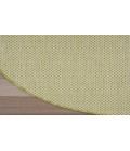 Nourison Courtyard Ivory Green COU01 5 ft. Round Rug