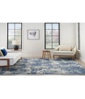 Nourison Grafix Navy Blue GRF38 9 ft. X 12 ft. Rectangle Rug