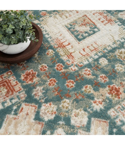 Nourison Thalia Area Rug THL04 Green Ivory