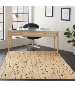 Nourison Home Grafix GRF15 Cream 5 ft. 3 in. X 7 ft. 3 in. Area Rug