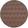 Nourison Home Versatile Brown NRV01 8 ft. Round Rug