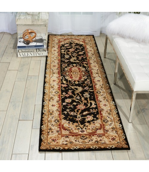 Nourison 2000 Area Rug Nourison 2000 Runner Area Rug 2028-Black