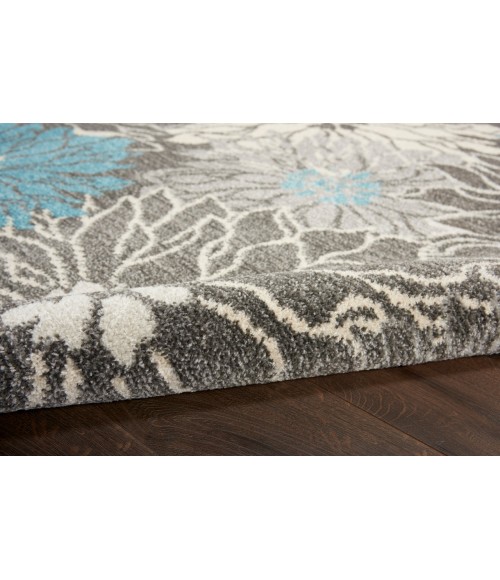 Nourison PASSION Area Rug Nourison Passion Area Rug PSN17-Charcoal/Blue