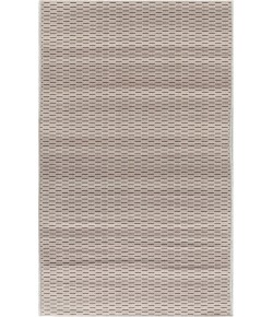 Nourison Nourison Washables Cream Black NWB12 2 ft. 2 in. X 8 ft. Rectangle Rug