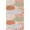 Nourison Aloha Ivory Multicolor ALH05 2 ft. 3 in. X 8 ft. Rectangle Rug