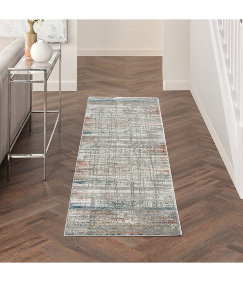 Nourison RUSTIC TEXTURES Area Rug Nourison Rustic Textures Area Rug RUS12-Grey/Multi