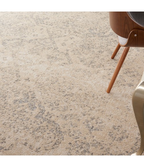 Nourison Tranquil Area Rug TRA13 Beige/Grey 7' x 10'