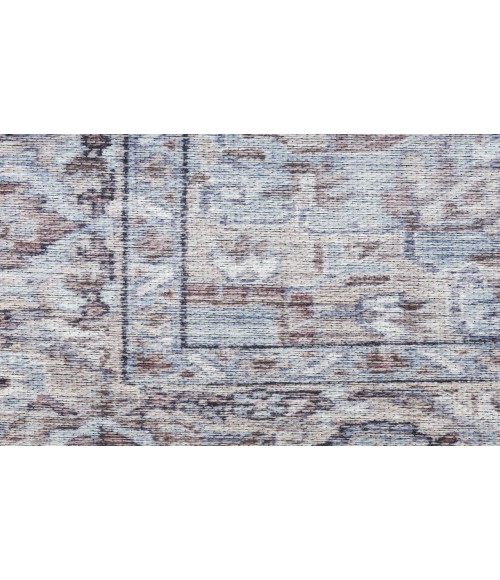 Nicole Curtis Machine Washable Series 1 Ivory Beige SR101 2 ft. X 6 ft. Rectangle Rug