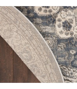 Nourison Home Quarry QUA07 Grey Ivory 5 ft. 3 in. Round Area Rug