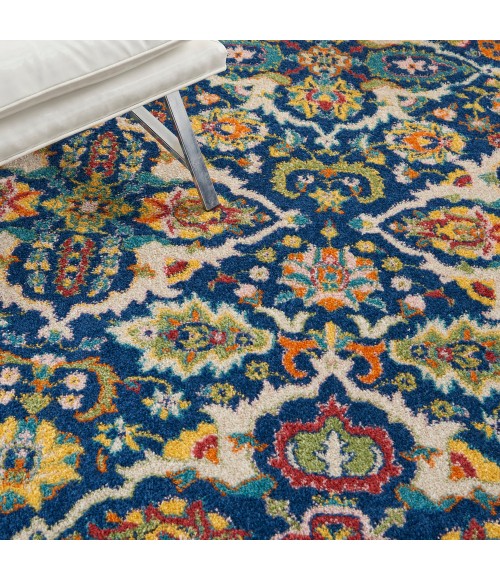 Nourison Allur Area Rug ALR03 Navy Multicolor